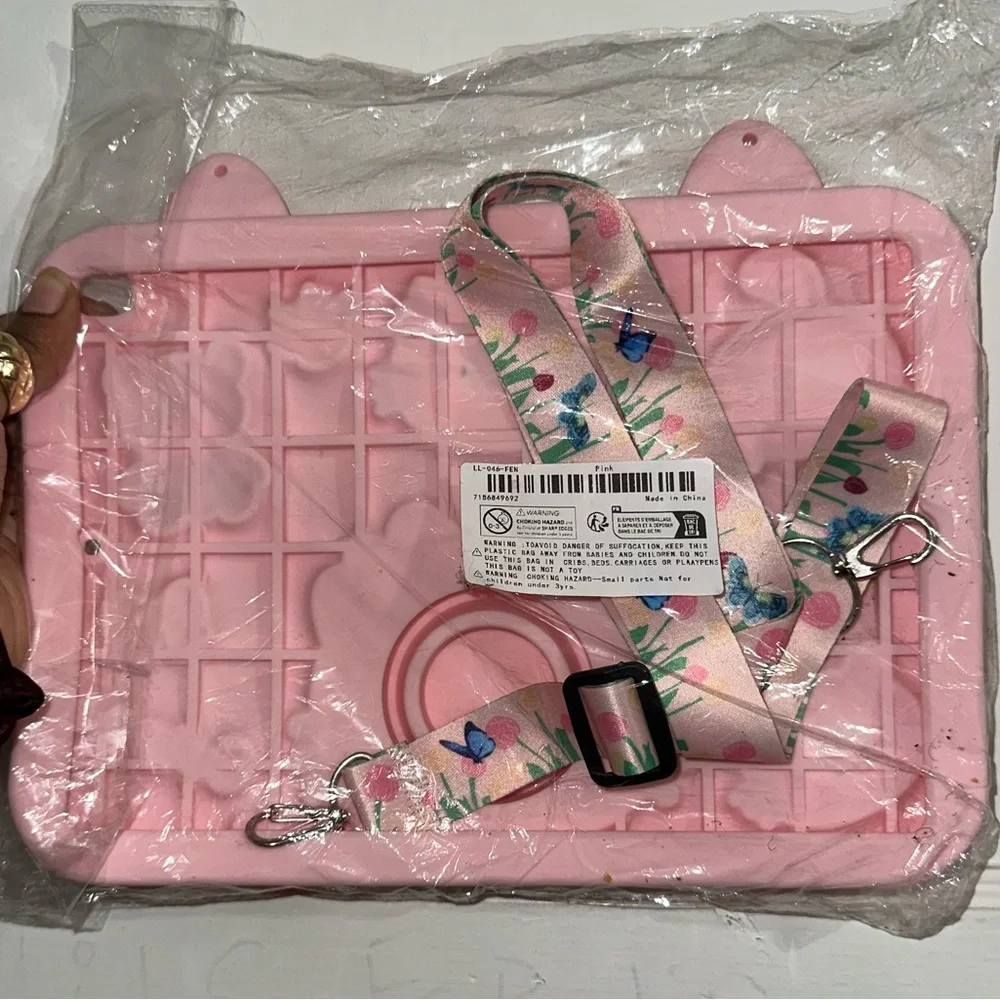 Pink Hello Kitty Tablet case with strap